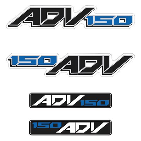 Adesivo Emblema Compatível X-adv 150 2019 à 2021 Resinado