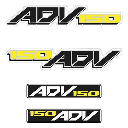 Adesivo Emblema Compatível X-adv 150 2019 à 2021 Resinado