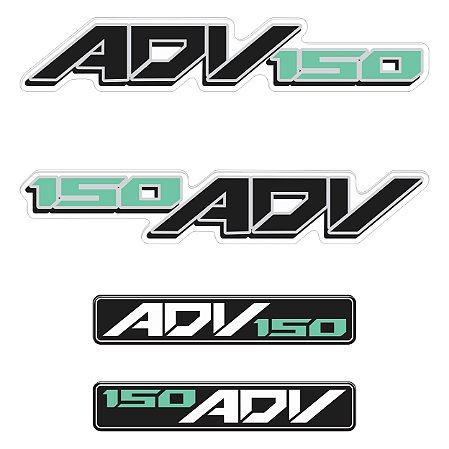 Adesivo Emblema Compatível X-adv 150 2019 à 2021 Resinado
