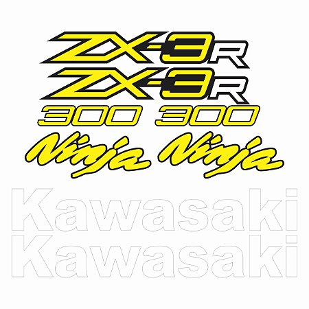 Adesivo Emblema Compatível ZX-3R 2013 à 2018 Laminado