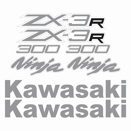 Adesivo Emblema Compatível ZX-3R 2013 à 2018 Laminado