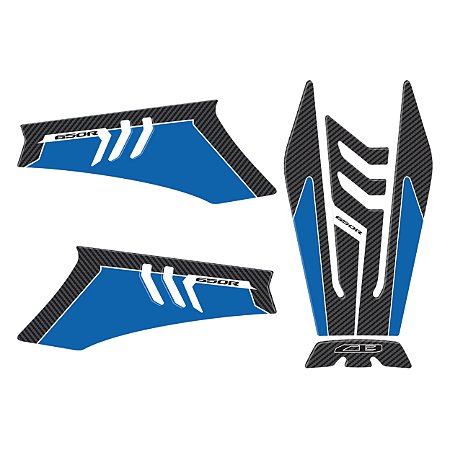 Adesivo Cb 650R 2019 Frontal e Lateral Resinado