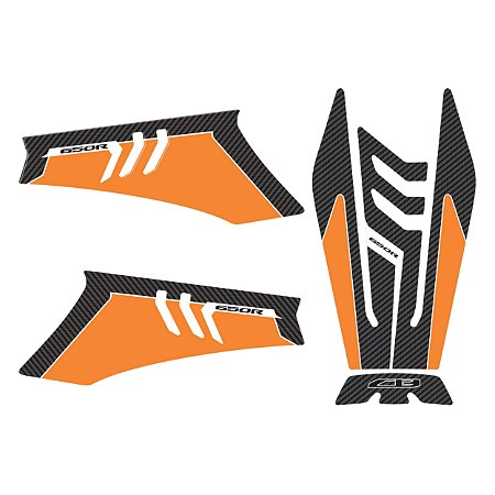 Adesivo Cb 650R 2019 Frontal e Lateral Resinado