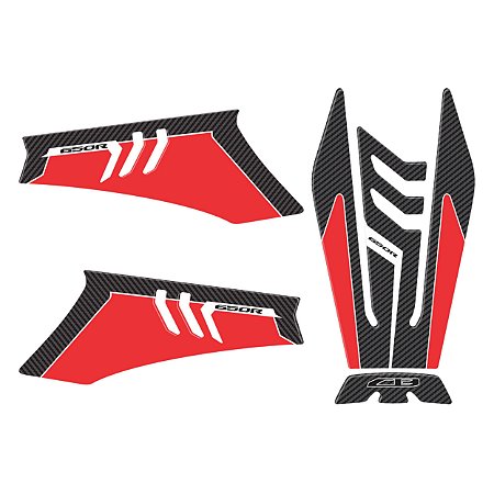 Adesivo Cb 650R 2019 Frontal e Lateral Resinado
