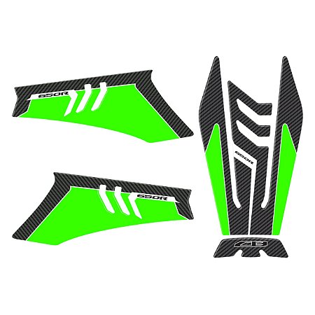 Adesivo Cb 650R 2019 Frontal e Lateral Resinado