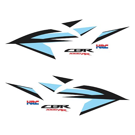 Adesivo CBR 1000RR 2012 à 2016 Compatível Lateral