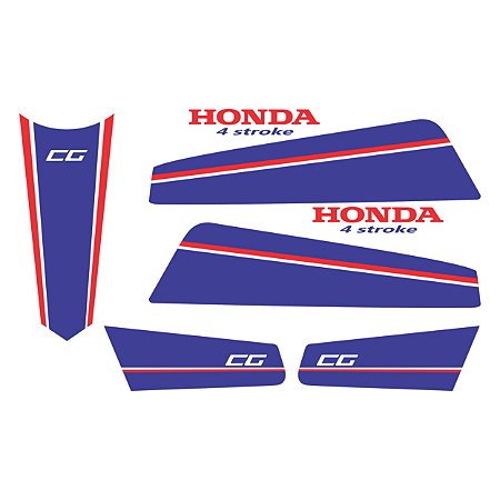 Adesivo Kit Biz 125 2007 a 2010 Honda personalizado