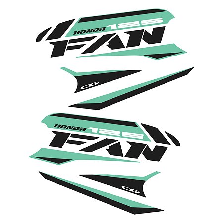 Adesivo Honda Compatível Cg Fan 125 2000 à 2008