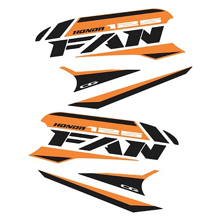 Adesivo Honda Compatível Cg Fan 125 2000 à 2008