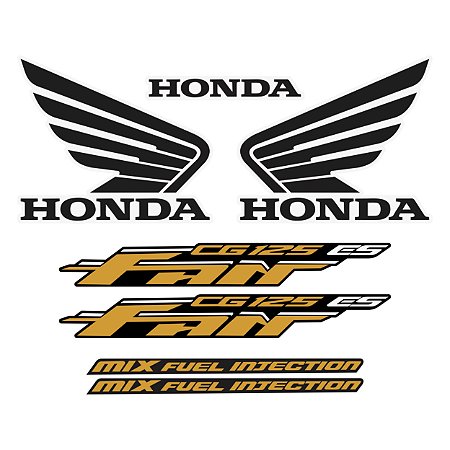 Adesivo Honda Biz 125 - Cromo Decor - Pastilhas Adesivas Resinadas