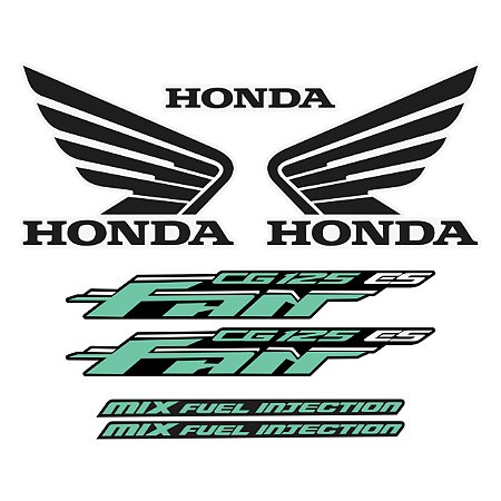 Adesivo Cg Fan 125 2010 Compatível Honda