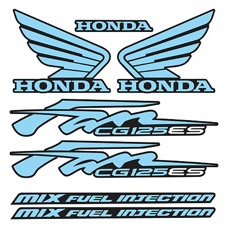 Adesivo Cg Fan 125 ES 2013 Compatível Honda