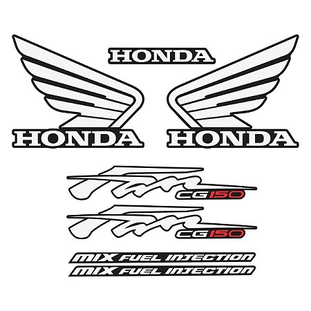 Adesivo Honda Biz 125 2010 Compatível Lateral - Cromo Decor - Pastilhas  Adesivas Resinadas