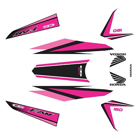 Adesivo Honda Cg Fan 160 2015 à 2018