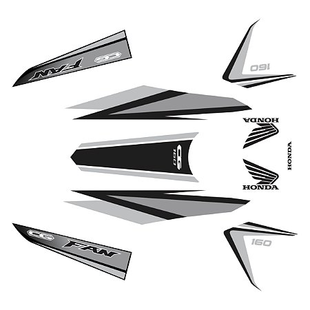 Adesivo Honda Cg Fan 160 2015 à 2018