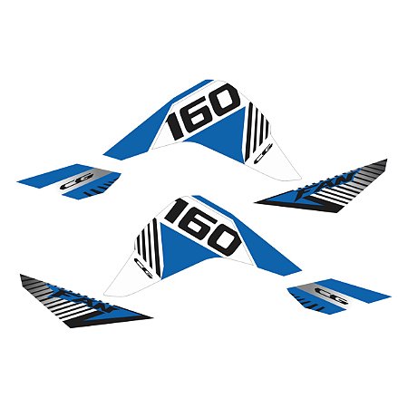 Adesivo Honda Cg Fan 160 2016 à 2020 Kit 3