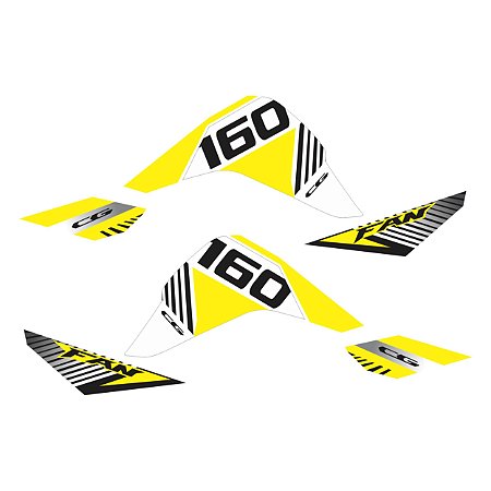 Adesivo Honda Cg Fan 160 2016 à 2020 Kit 3