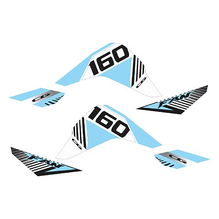Adesivo Honda Cg Fan 160 2016 à 2020 Kit 3