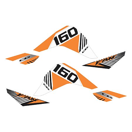 Adesivo Honda Cg Fan 160 2016 à 2020 Kit 3