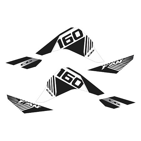 Adesivo Honda Cg Fan 160 2016 à 2020 Kit 3