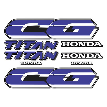 Adesivo Honda Cg Titan 125 1999