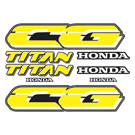 Adhesivo Honda CG Titan titan 125 Adhesivo Honda CG Titan