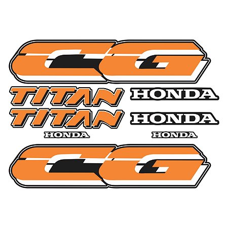 Adesivo Honda Cg Titan 125 1999
