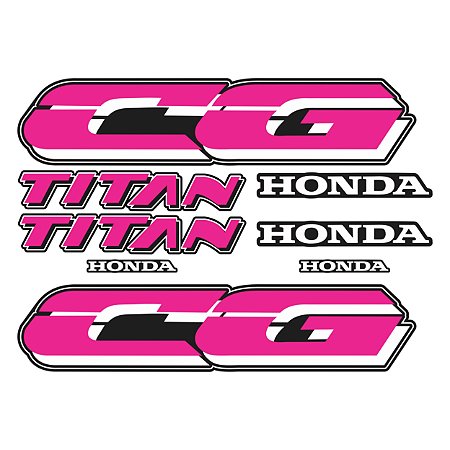 Adhesivo Honda CG Titan titan 125 Adhesivo Honda CG Titan