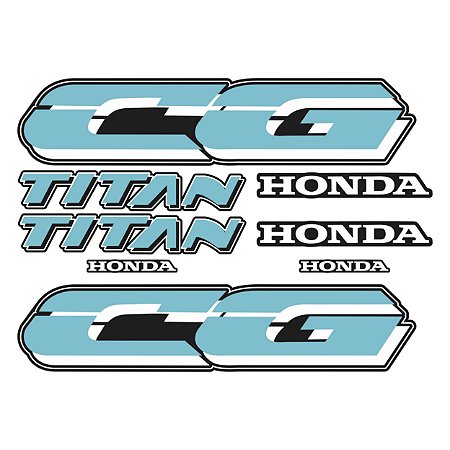 Adesivo Honda Cg Titan 125 1999