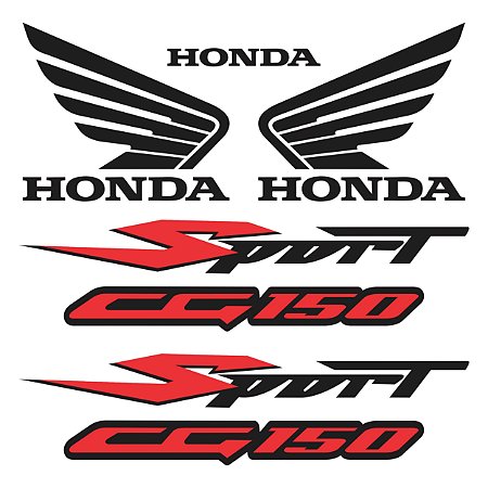 Adesivo Honda Cg Sport 150 2005 à 2008