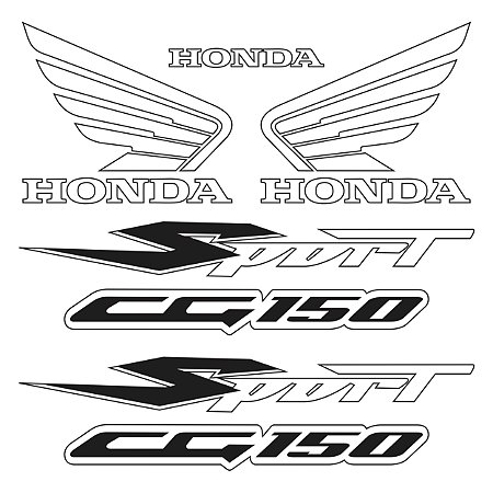 Adesivo Honda Cg Sport 150 2005 à 2008