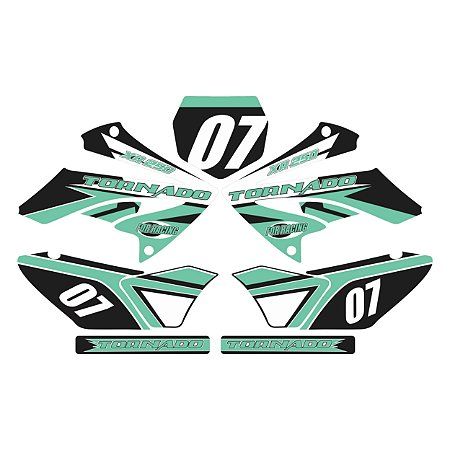 Adesivo Honda XR 250 Tornado 2018 Mod2