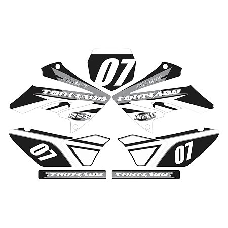 Adesivo Honda XR 250 Tornado 2018 Mod2