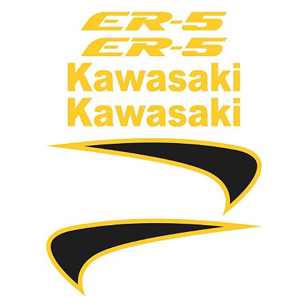 Adesivo Compatível Kawasaki ER-5 1997 a 2001