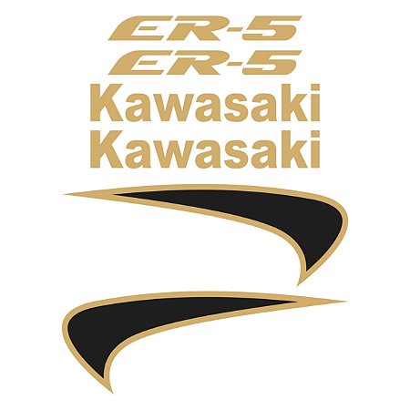Adesivo Compatível Kawasaki ER-5 1997 a 2001