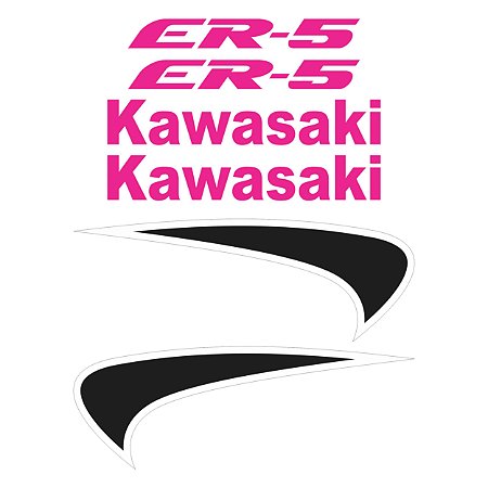 Adesivo Compatível Kawasaki ER-5 1997 a 2001