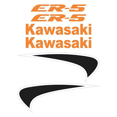 Adesivo Compatível Kawasaki ER-5 1997 a 2001