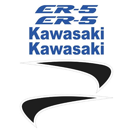 Adesivo Compatível Kawasaki ER-5 1997 a 2001