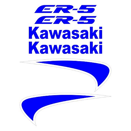 Adesivo Compatível Kawasaki ER-5 1997 a 2001