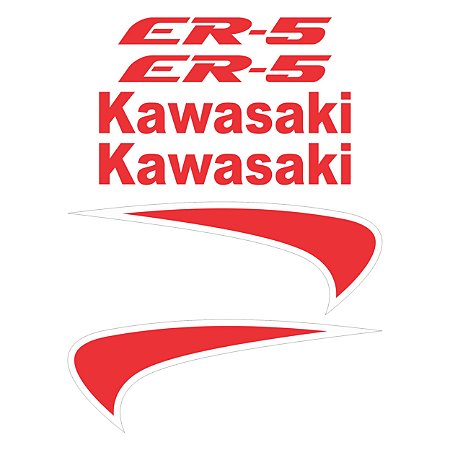 Adesivo Compatível Kawasaki ER-5 1997 a 2001