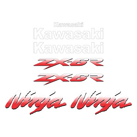 Adesivo Compatível Kawasaki Zx-6r 1999 à 2002
