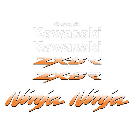 Adesivo Compatível Kawasaki Zx-6r 1999 à 2002