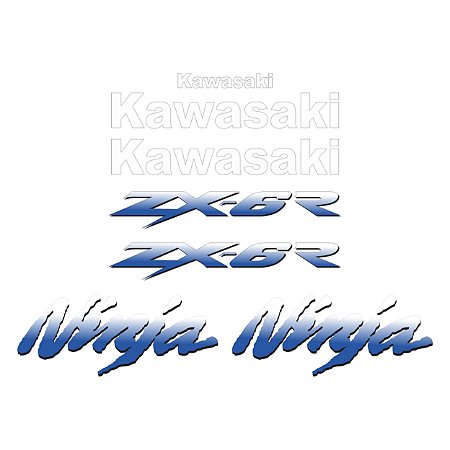 Adesivo Compatível Kawasaki Zx-6r 1999 à 2002