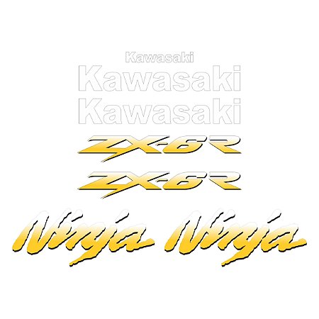 Adesivo Compatível Kawasaki Zx-6r 1999 à 2002