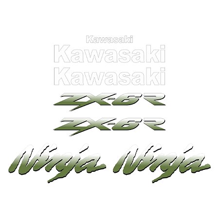 Adesivo Compatível Kawasaki Zx-6r 1999 à 2002