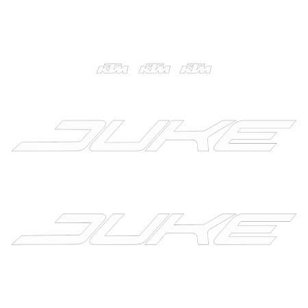 Adesivo Ktm Duke 390 2015 à 2021