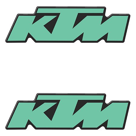 Adesivo Protetor Ktm Logo Resinado