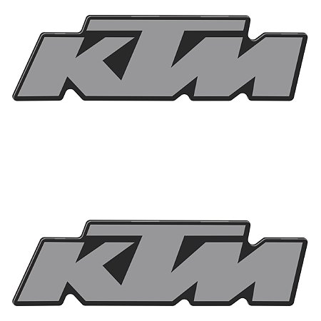 Adesivo Protetor Ktm Logo Resinado