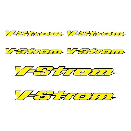 Adesivo  Suzuki V-Strom Logo Resinado