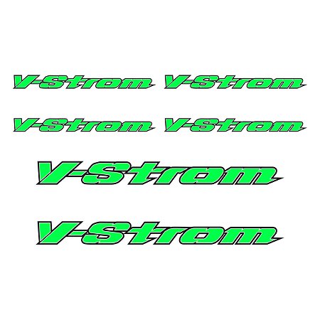 Adesivo  Suzuki V-Strom Logo Resinado